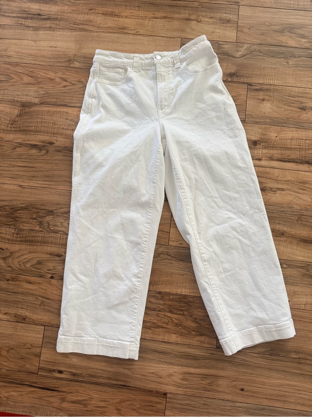 Madewell perfect curvy vintage wide leg crop jean